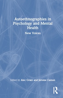 Couverture_Autoethnographies in Psychology and Mental Health