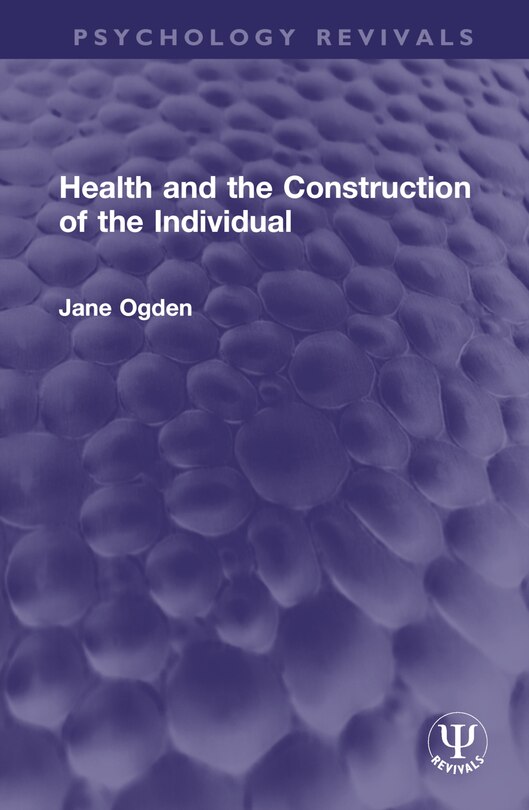 Front cover_Health and the Construction of the Individual