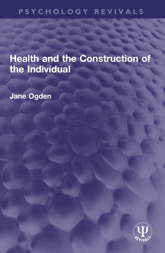 Front cover_Health and the Construction of the Individual