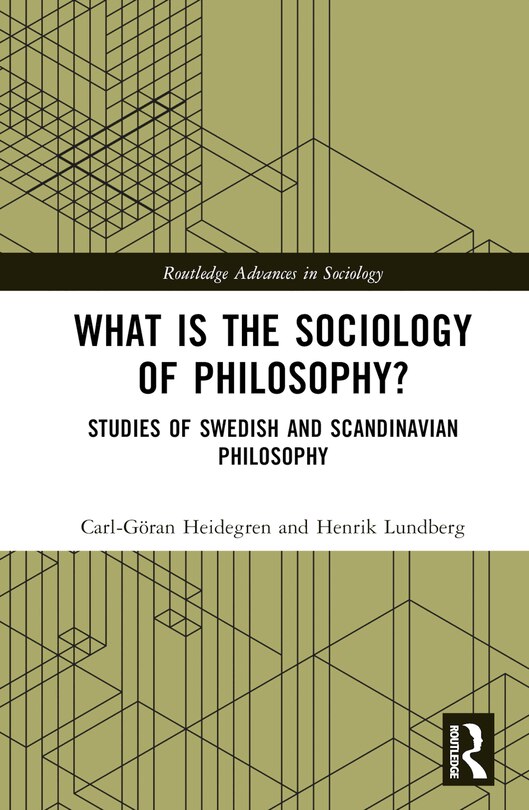 Front cover_What is the Sociology of Philosophy?