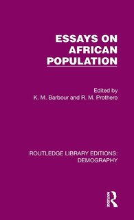 Front cover_Essays on African Population
