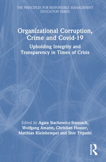 Front cover_Organizational Corruption, Crime and Covid-19