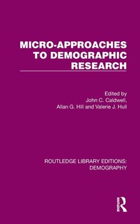 Front cover_Micro-Approaches to Demographic Research