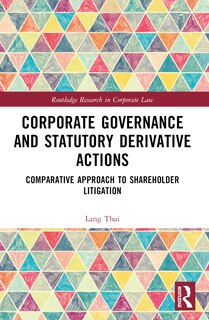 Couverture_Corporate Governance and Statutory Derivative Actions
