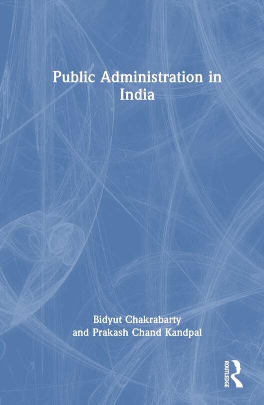 Front cover_Public Administration in India