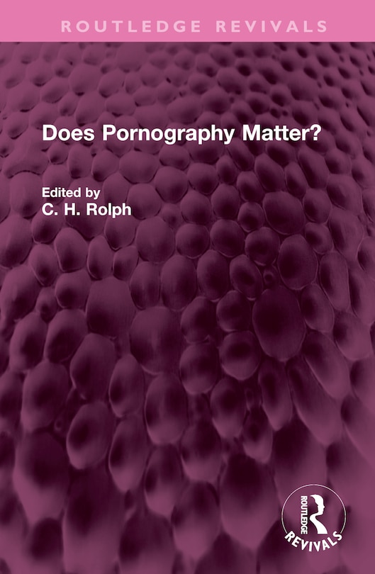 Front cover_Does Pornography Matter?