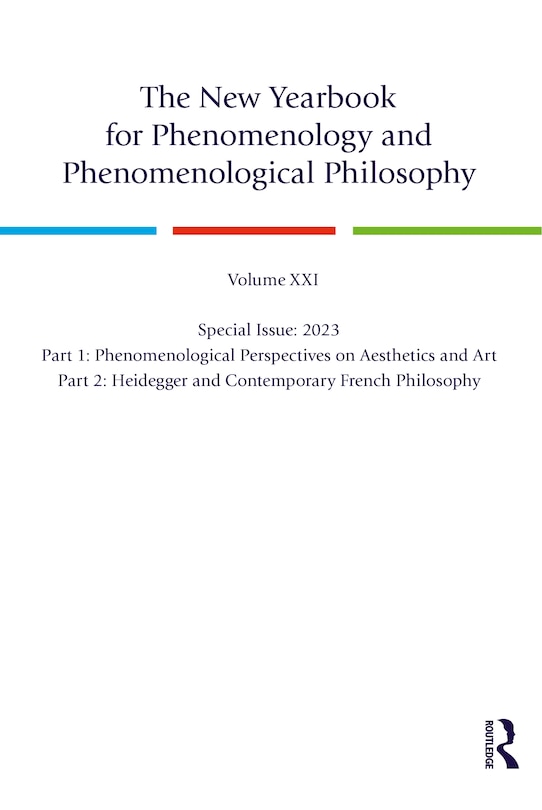 Couverture_The New Yearbook for Phenomenology and Phenomenological Philosophy