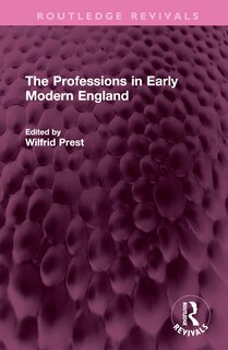 Front cover_The Professions in Early Modern England