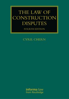 Front cover_The Law of Construction Disputes