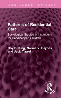 Couverture_Patterns of Residential Care