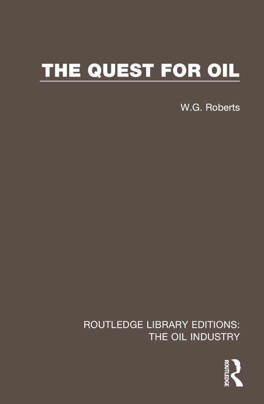 Couverture_The Quest for Oil