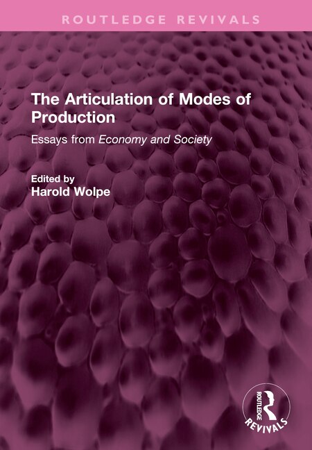 Front cover_The Articulation of Modes of Production