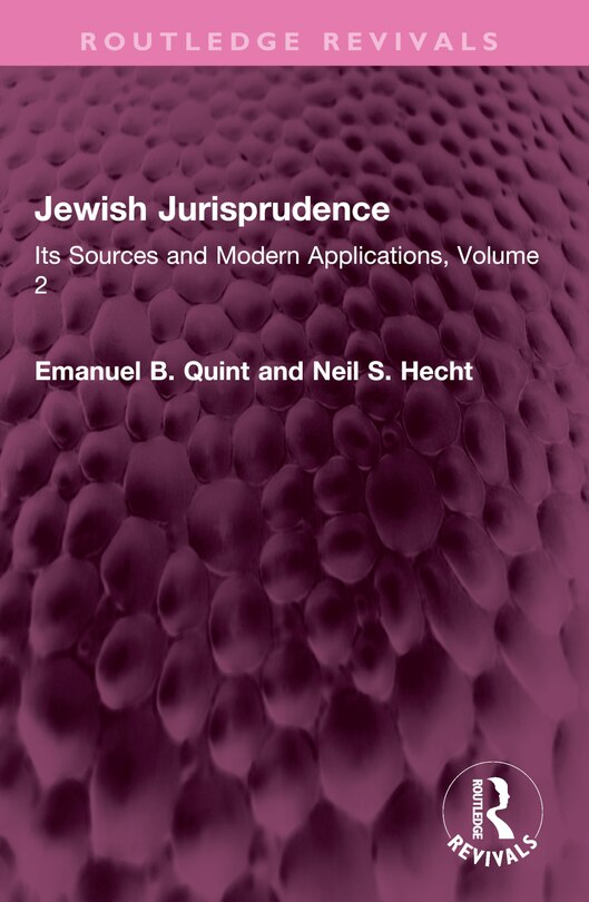 Front cover_Jewish Jurisprudence