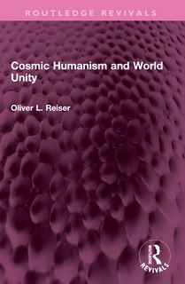 Front cover_Cosmic Humanism and World Unity