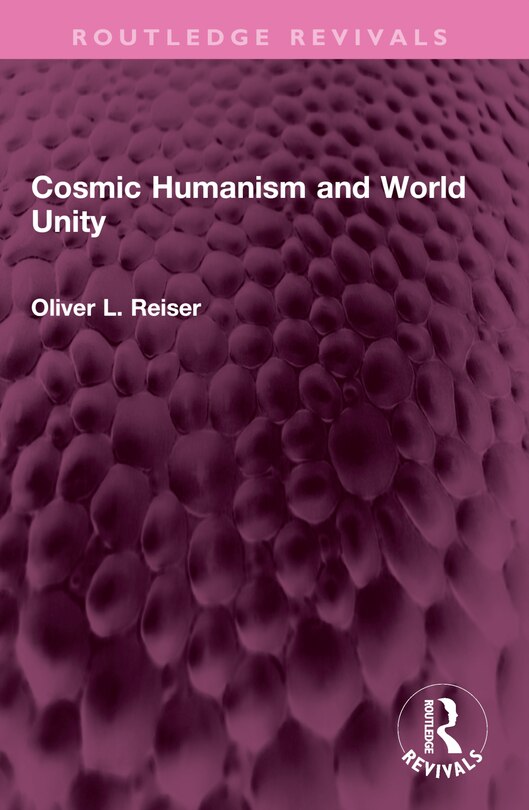 Front cover_Cosmic Humanism and World Unity