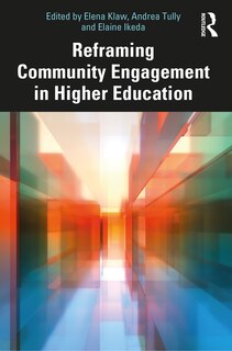 Front cover_Reframing Community Engagement in Higher Education