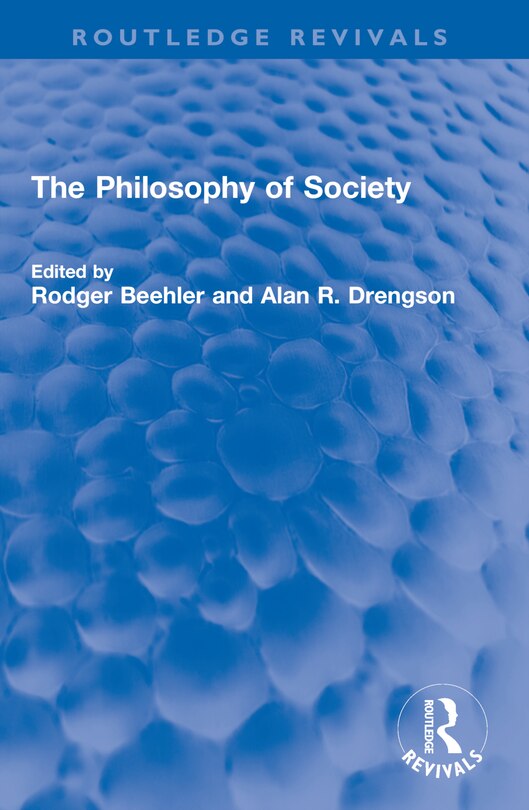 Front cover_Philosophy of Society