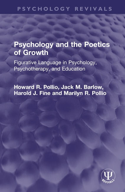 Front cover_Psychology and the Poetics of Growth