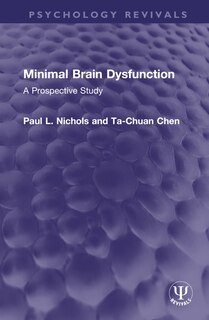 Front cover_Minimal Brain Dysfunction