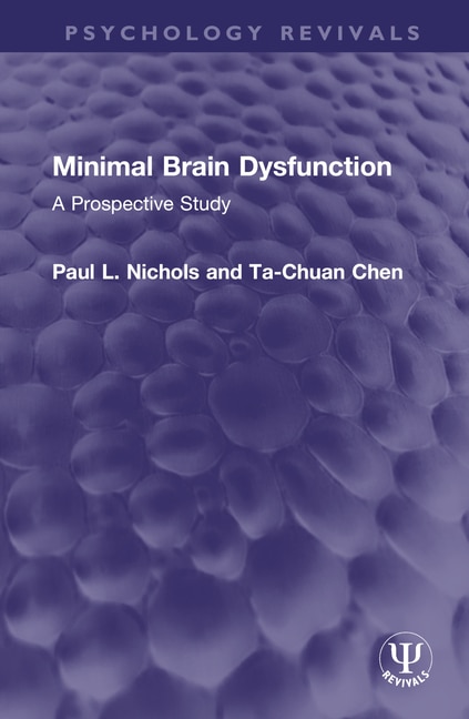 Front cover_Minimal Brain Dysfunction