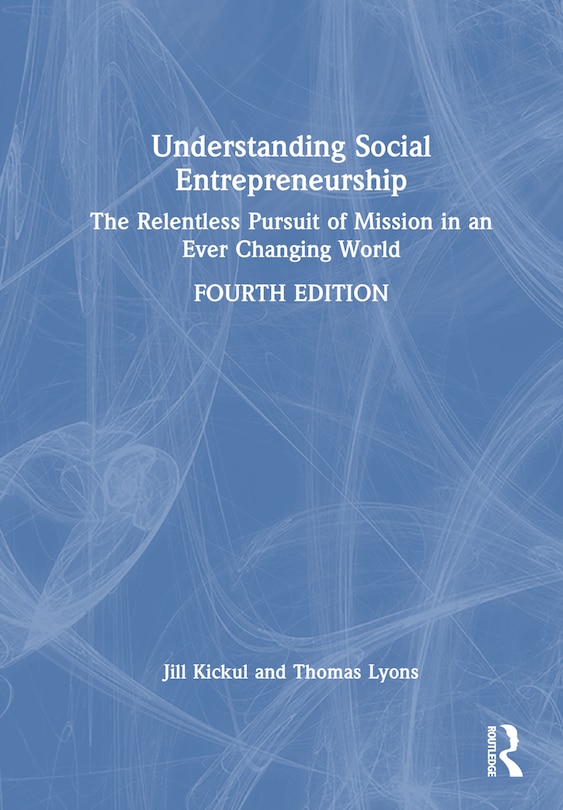 Front cover_Understanding Social Entrepreneurship