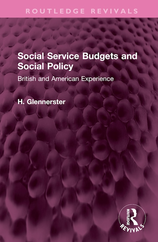 Front cover_Social Service Budgets and Social Policy