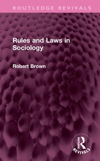 Couverture_Rules and Laws in Sociology