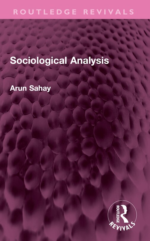 Front cover_Sociological Analysis