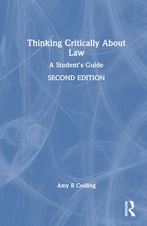 Couverture_Thinking Critically About Law