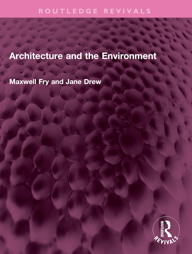 Front cover_Architecture and the Environment