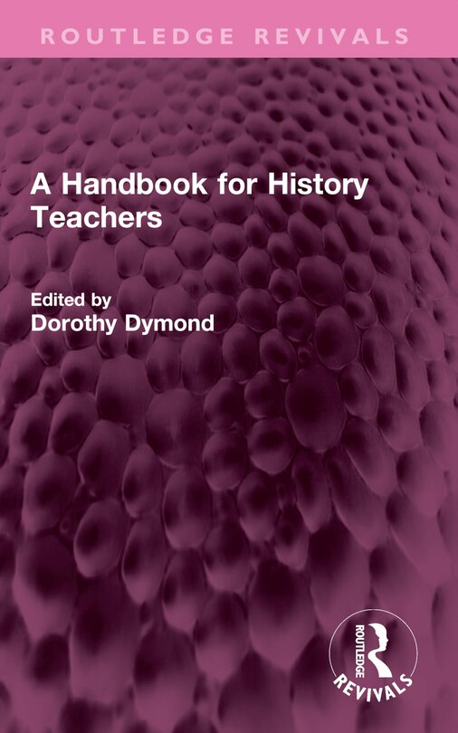 Couverture_A Handbook for History Teachers