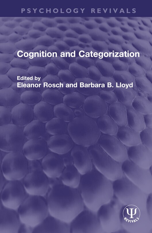 Front cover_Cognition and Categorization