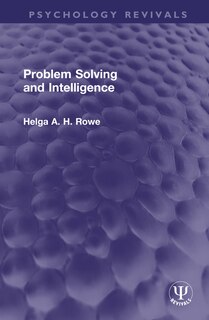 Couverture_Problem Solving and Intelligence