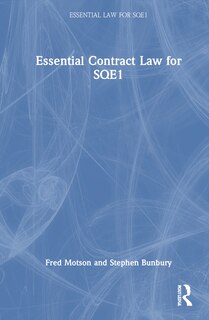 Couverture_Essential Contract Law for SQE1