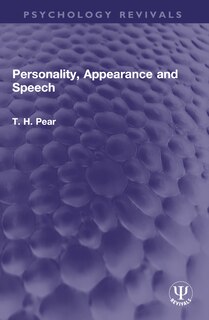Couverture_Personality, Appearance and Speech