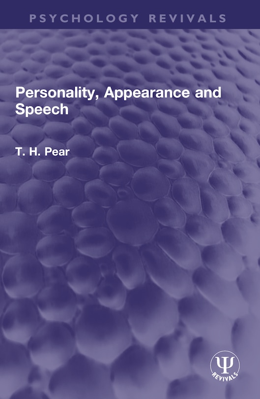 Couverture_Personality, Appearance and Speech