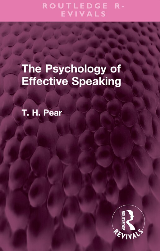 Front cover_The Psychology of Effective Speaking