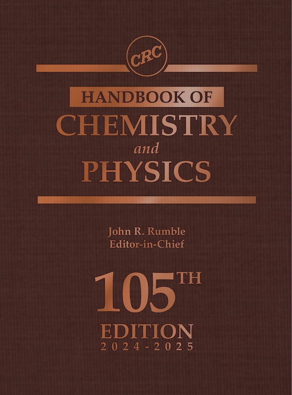 Front cover_CRC Handbook of Chemistry and Physics