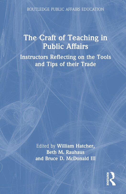 Couverture_The Craft of Teaching in Public Affairs