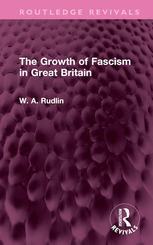 Couverture_The Growth of Fascism in Great Britain