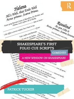 Couverture_Shakespeare's First Folio Cue Scripts - Comedies