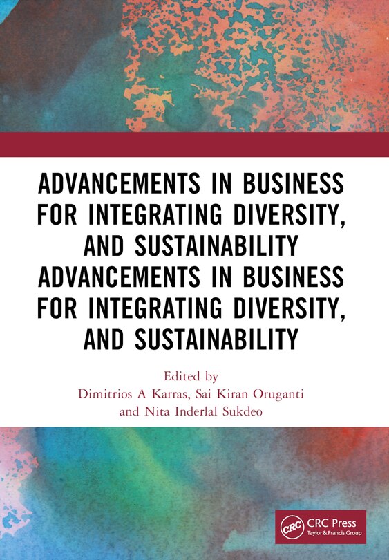 Front cover_Advancements in Business for Integrating Diversity, and Sustainability