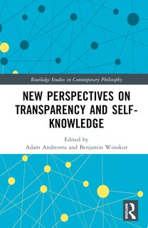 Front cover_New Perspectives on Transparency and Self-Knowledge