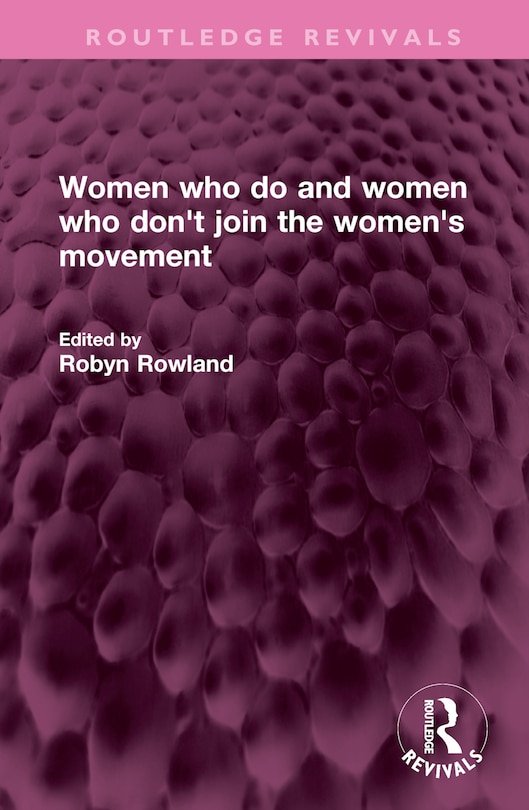 Couverture_Women who do and women who don't join the women's movement