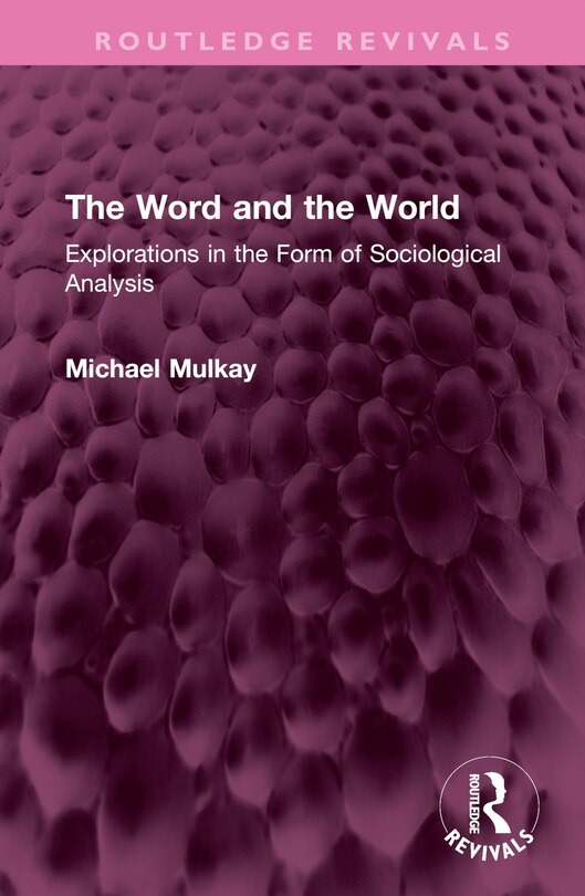 Front cover_The Word and the World