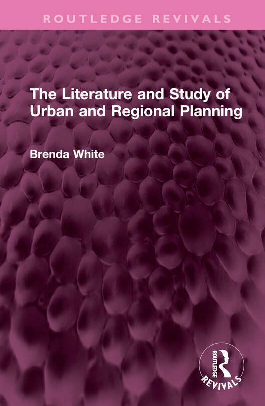 Couverture_The Literature and Study of Urban and Regional Planning