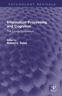 Couverture_Information Processing and Cognition