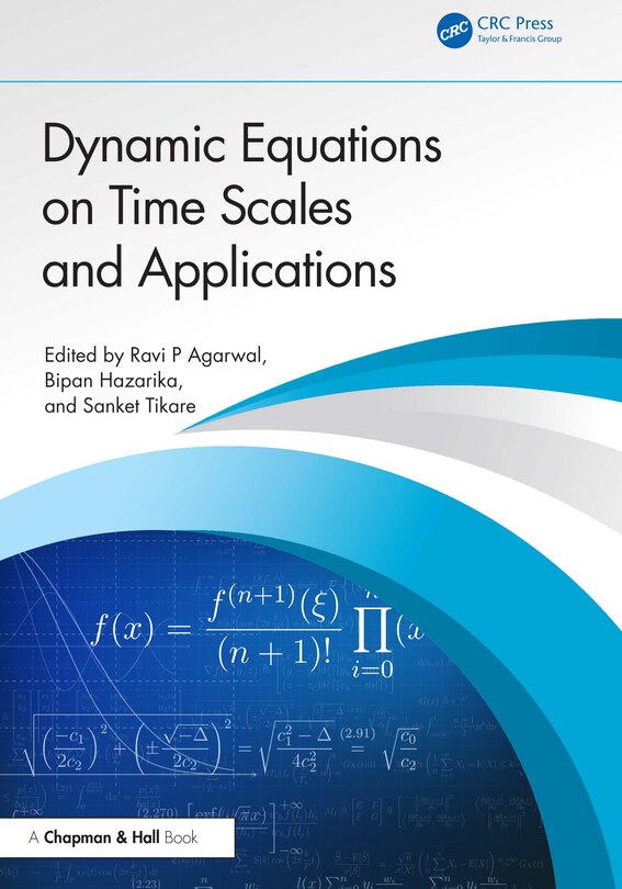 Front cover_Dynamic Equations on Time Scales and Applications