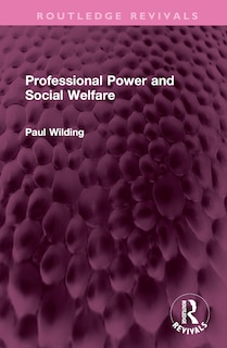 Couverture_Professional Power and Social Welfare