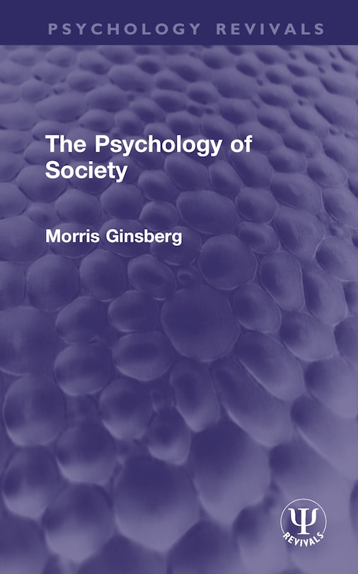 Front cover_The Psychology of Society